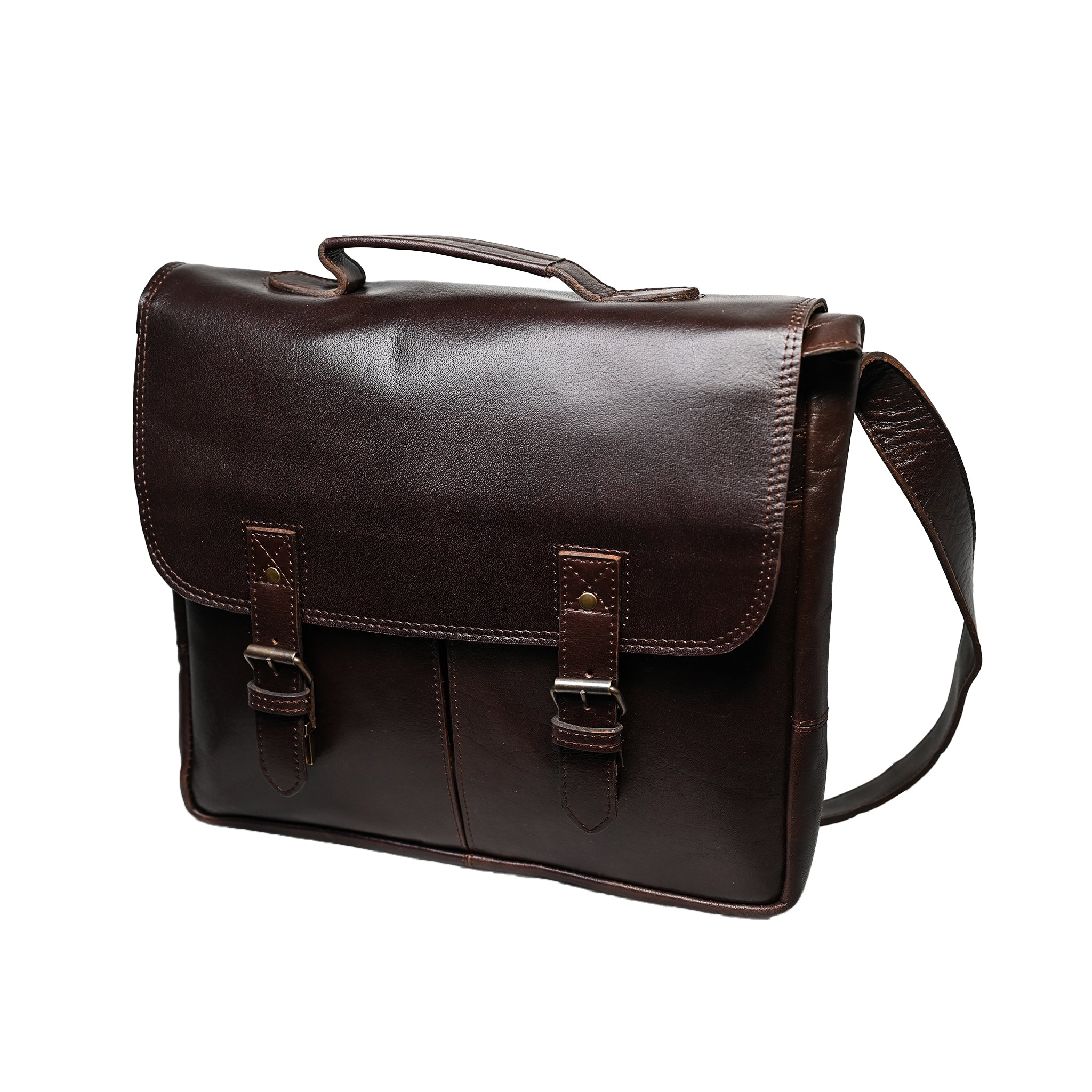 Leather Messenger Bag for Office, Business, and Daily Carry | LE-3848