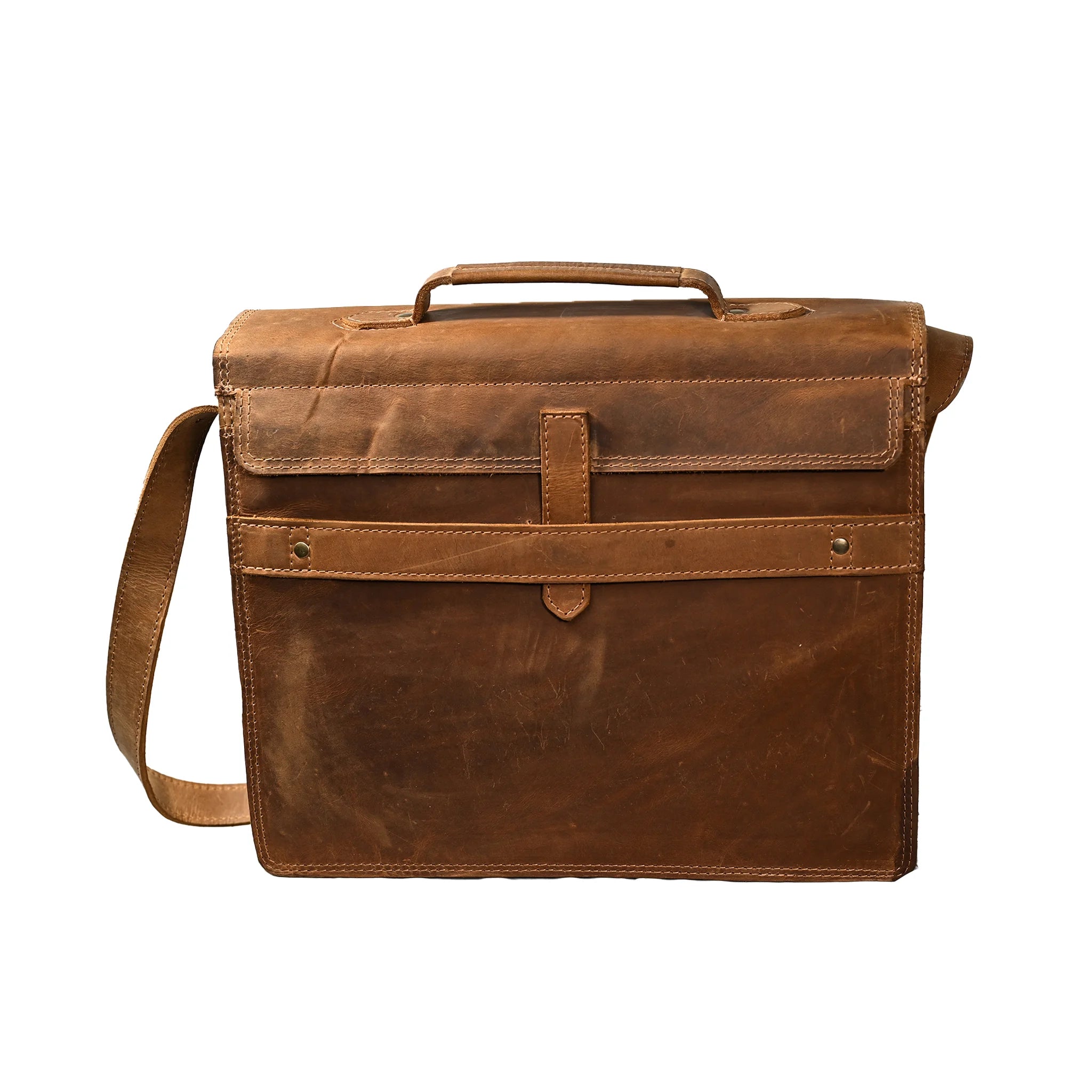 Handmade Leather Messenger Bag for Men | LE-9242