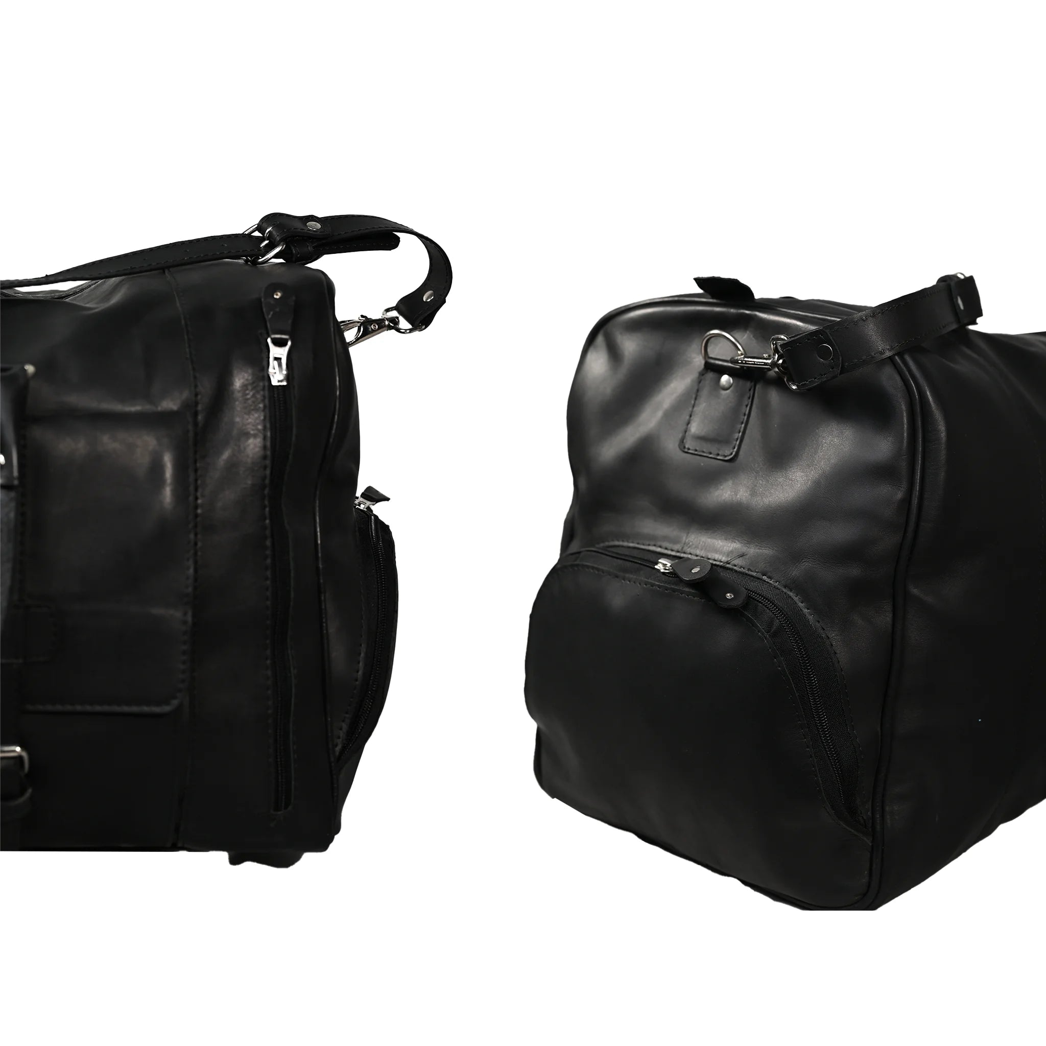 Heritage Cowskin Leather Weekender Bag 23 Inch | LE-2892