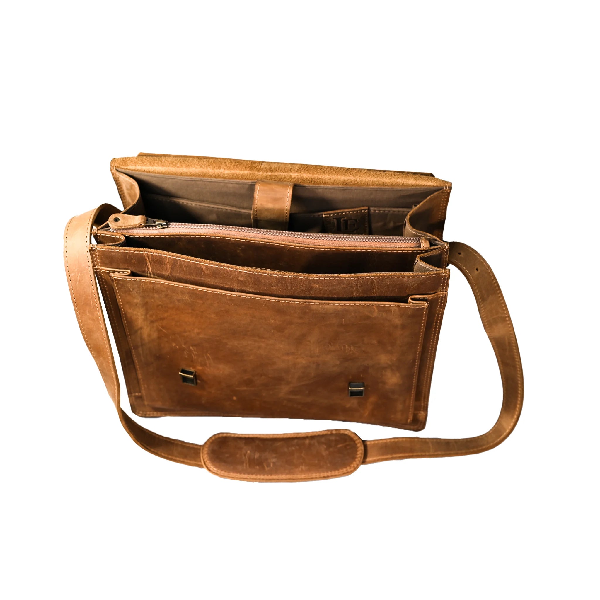 Handmade Leather Messenger Bag for Men | LE-9242