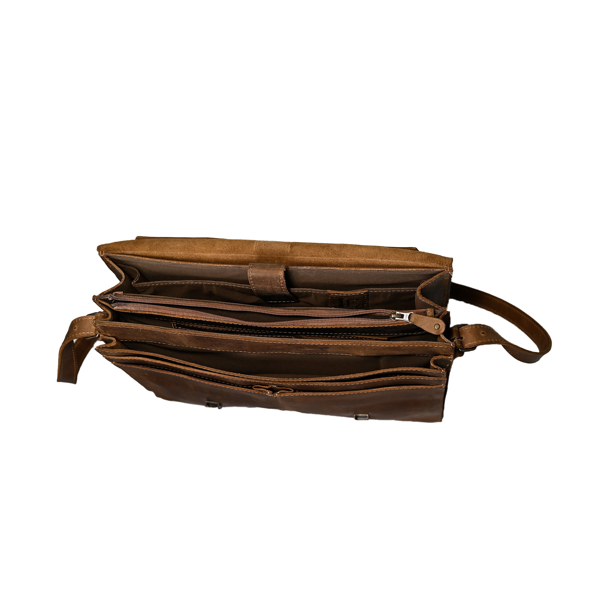 Luxury Cowskin Leather Briefcase for Men | LE-9282