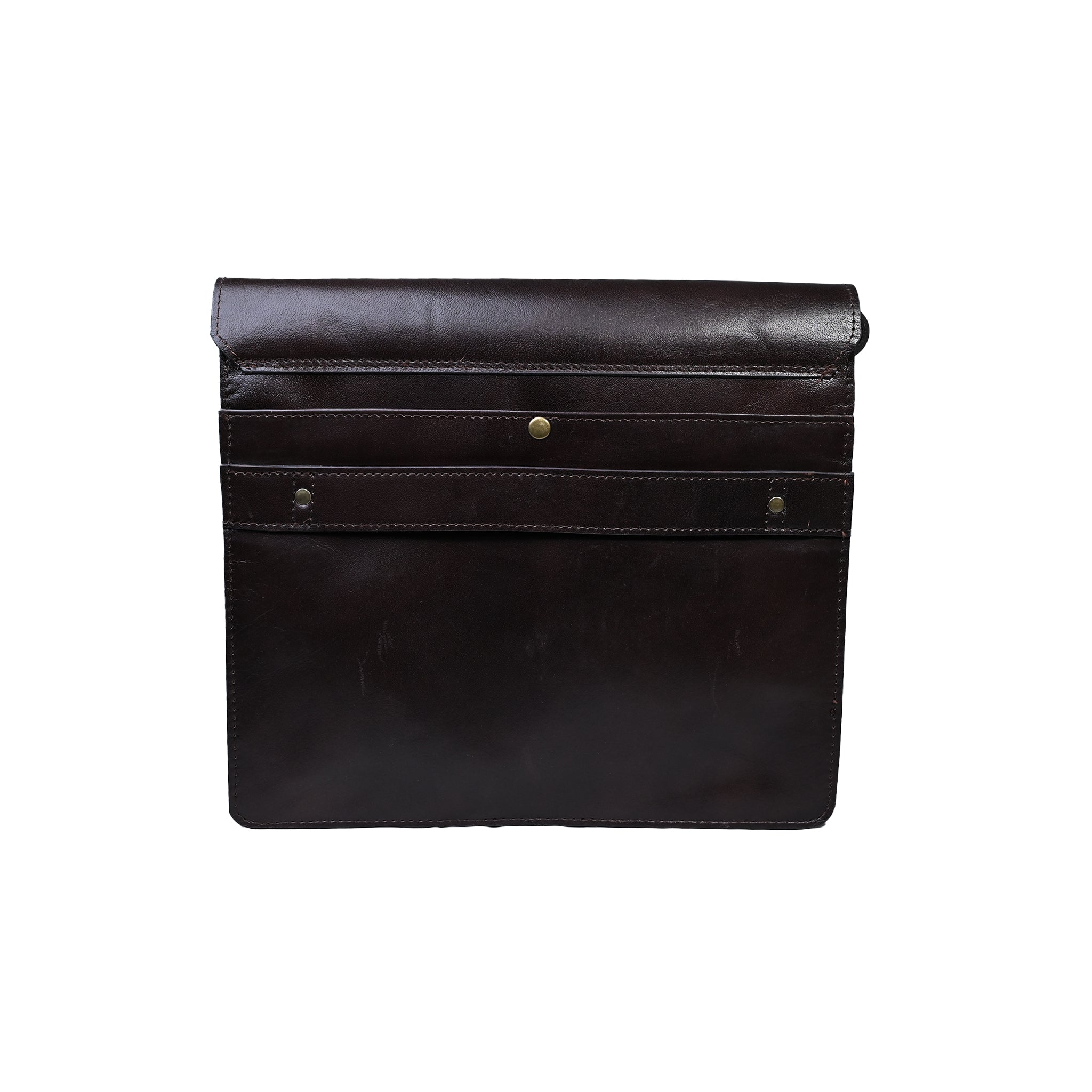 Handmade Slim Leather Messenger Bag | LE-3806