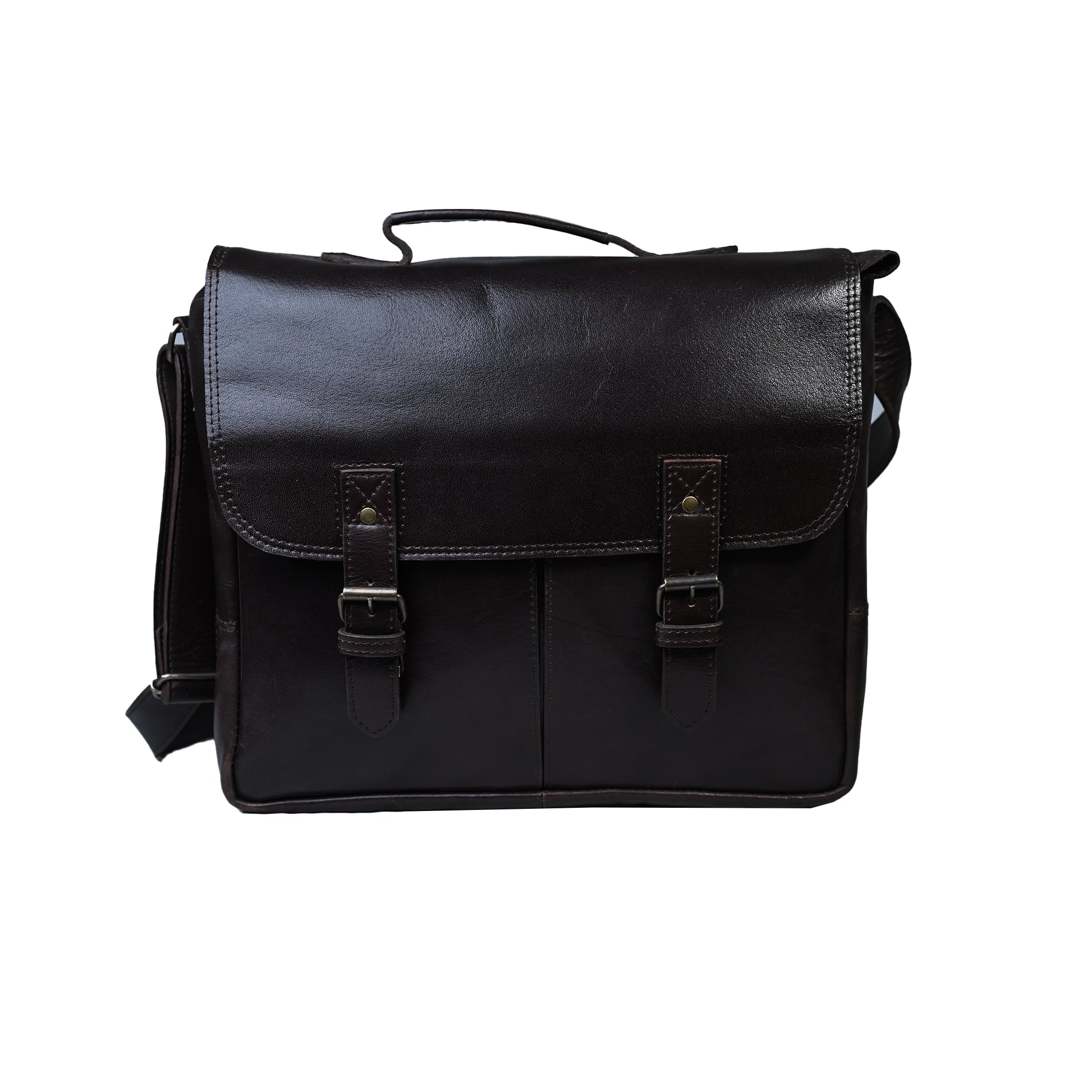 Leather Messenger Bag for Office, Business, and Daily Carry | LE-3848