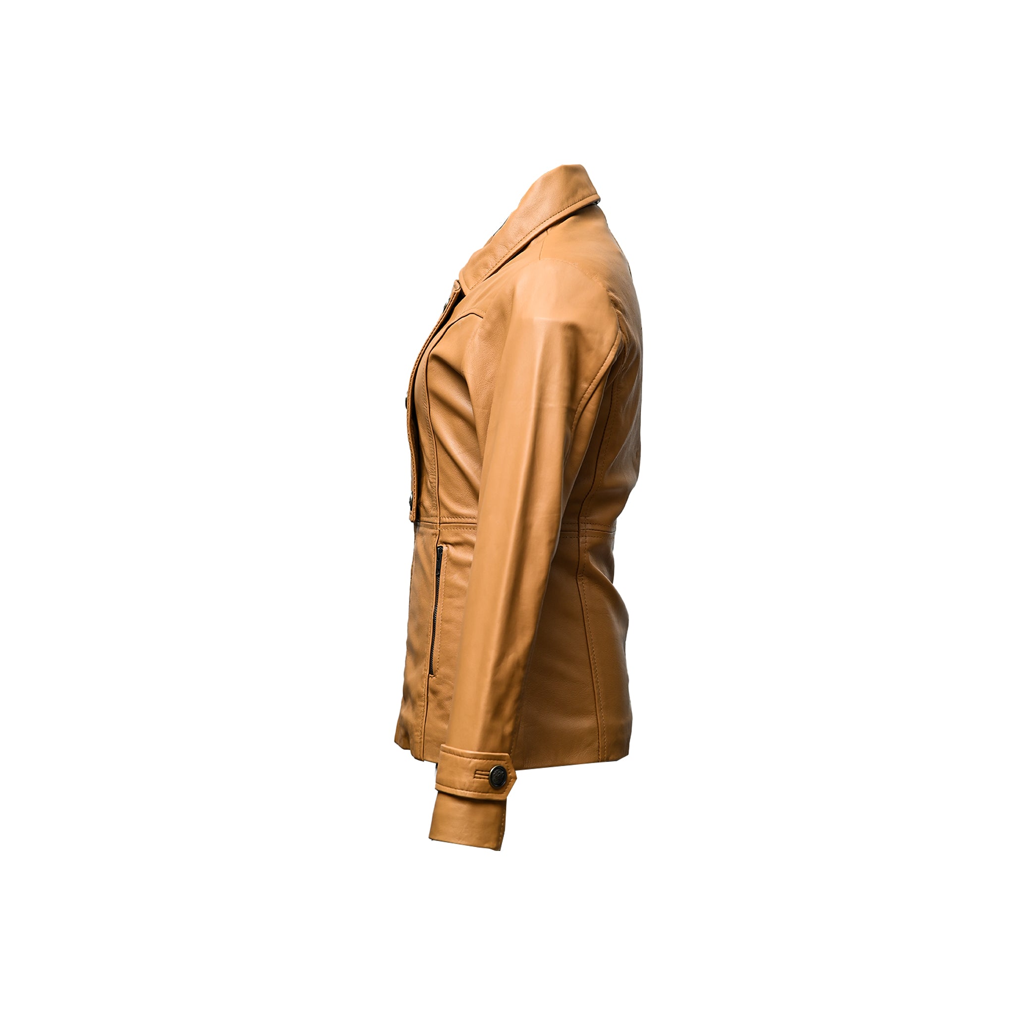Double-Button Panel Zip Jacket | LE-115