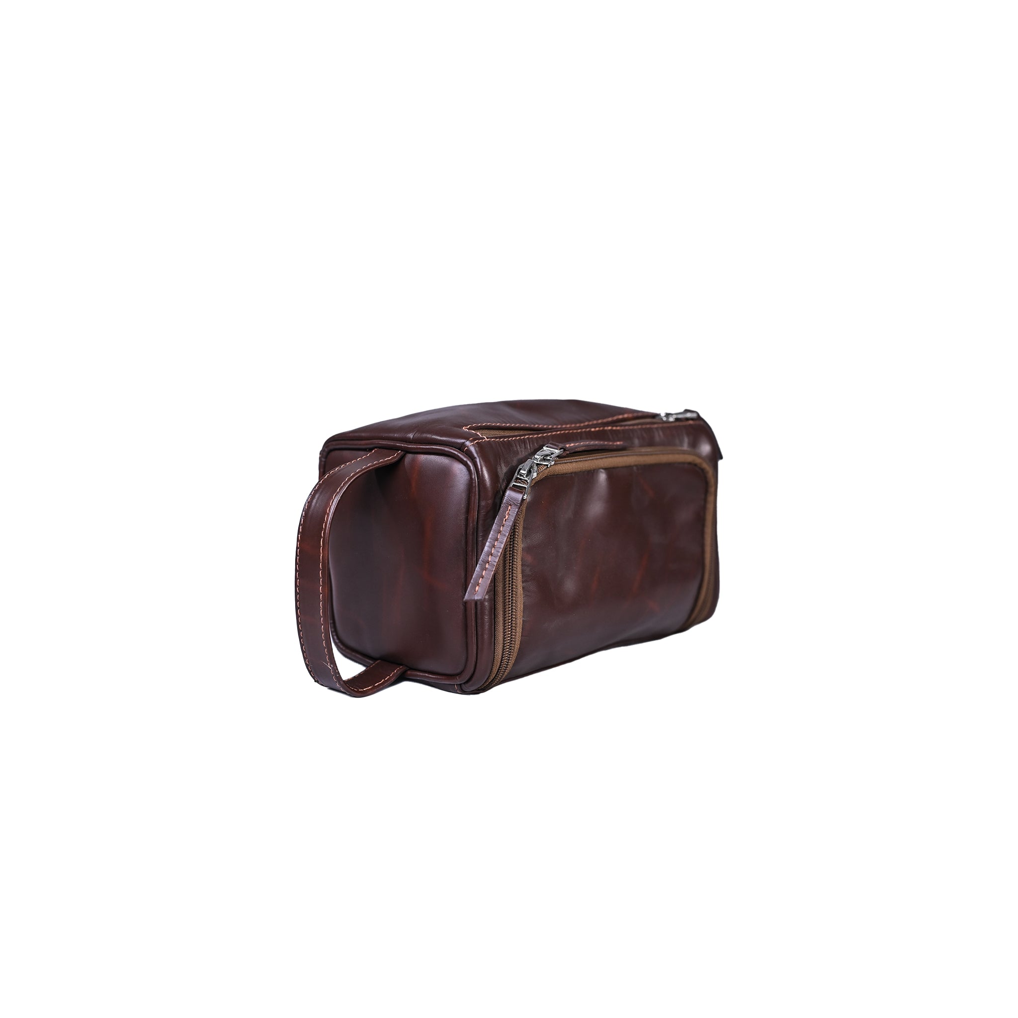 Handmade Leather Toiletry Bag for Men and Women | LE-1906
