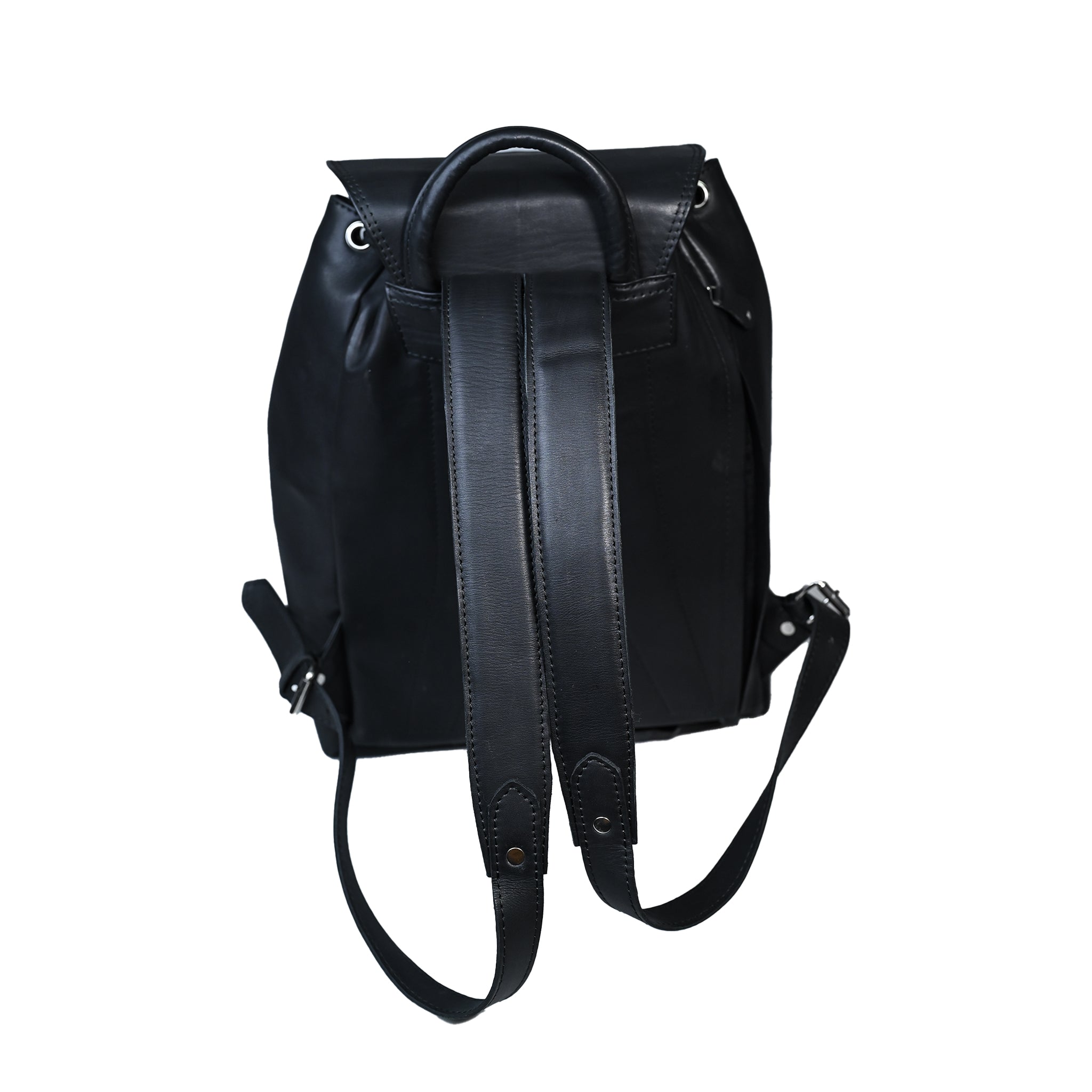 Handmade Leather Drawstring Backpack | LE-2212