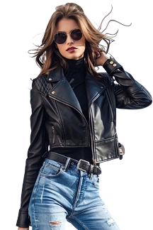 Teal Classic Rider Jacket