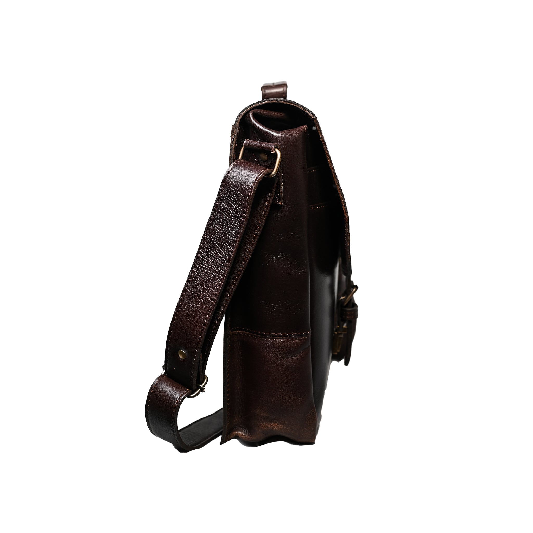 Leather Messenger Bag for Office, Business, and Daily Carry | LE-3848