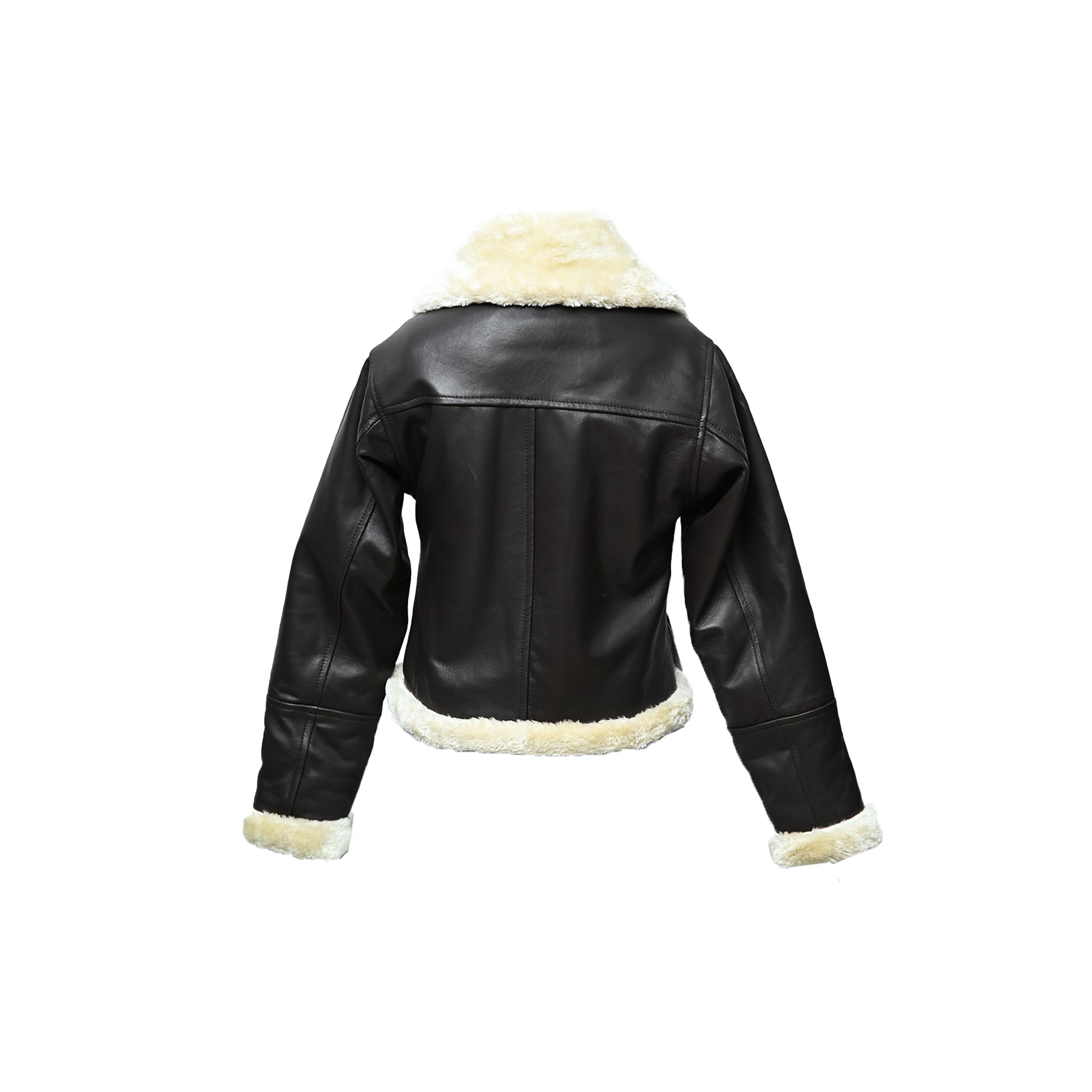 Belted Leather Coat